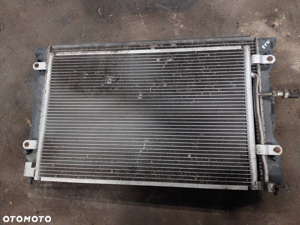 CHŁODNICA WODY + CHŁODNICA KLIMATYZACJI  SEAT EXEO I 2.0 TDI 8E0121251A - 3