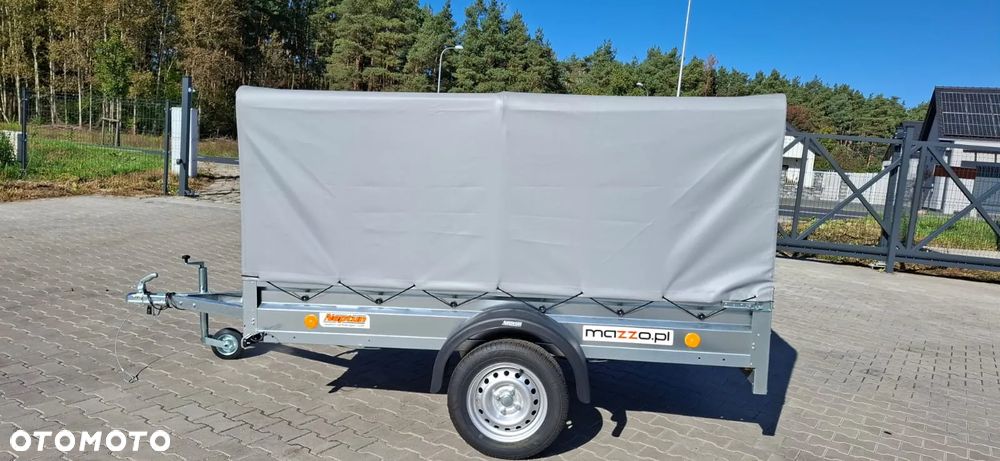 Neptun DOSTAWA Przyczepka 236x129x110cm N7-236 ptw Lekka przyczepa jednoosiowa ze stelażem i plandeką h-110cm! UCHYLNA!GN128 - 23