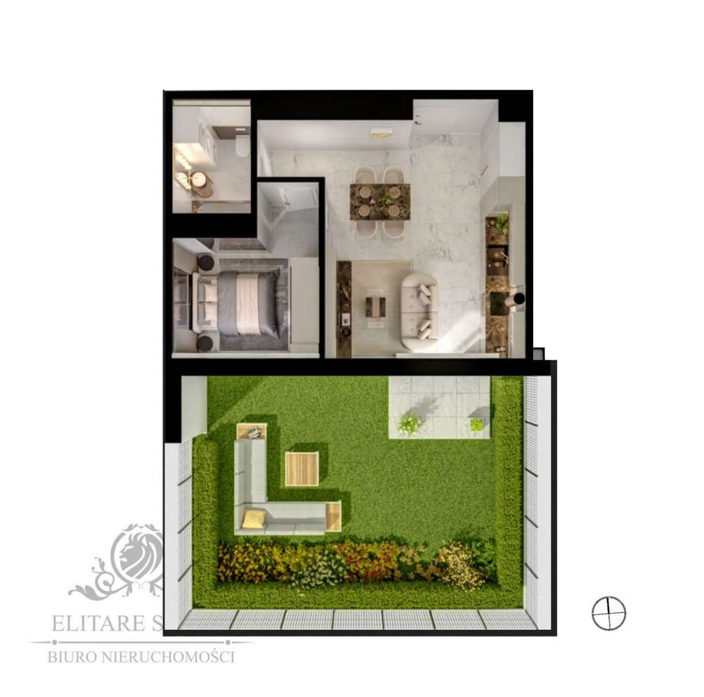 Mieszkanie na sprzedaż, 2 pokoje, 42 m², Iwiny