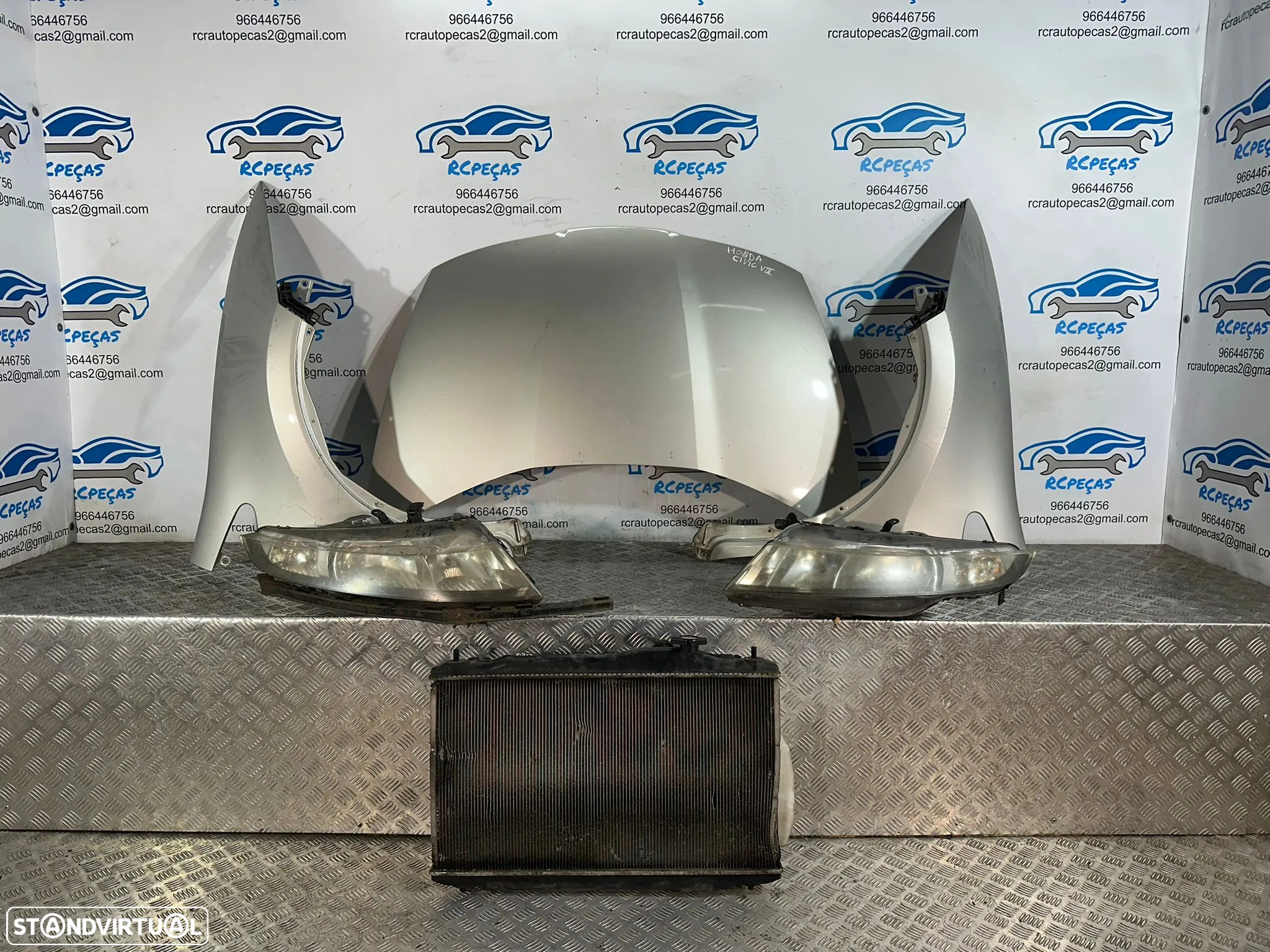 .Frente Completa Honda Civic 8 VIII MK8 FN1 FN2 FN3 FN4 FK1 FK2 FK3 2006-2011 - 5