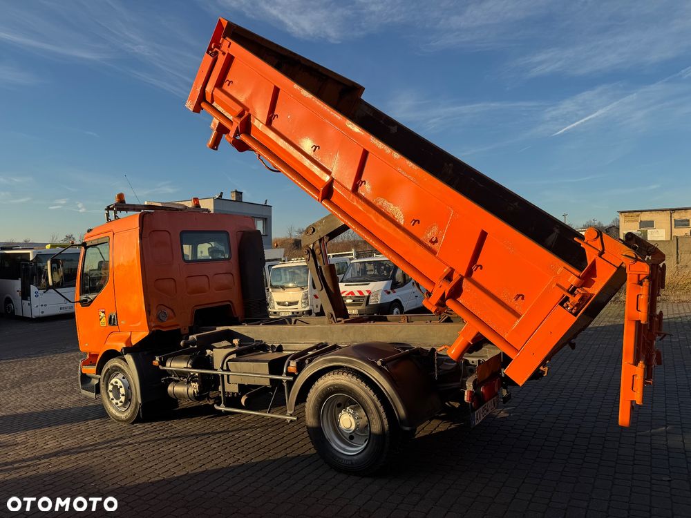 Renault Midlum Wywrotka 3 str. 2 x HYDROBURTA Specjalny Czołownica Solarka Piaskarka - 8