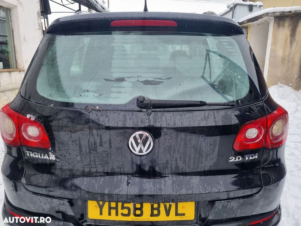 Haion Cu Luneta Volkswagen Tiguan 5N 2008 - 2011 SUV 4 Usi BLACK LC9X (1457) - 3