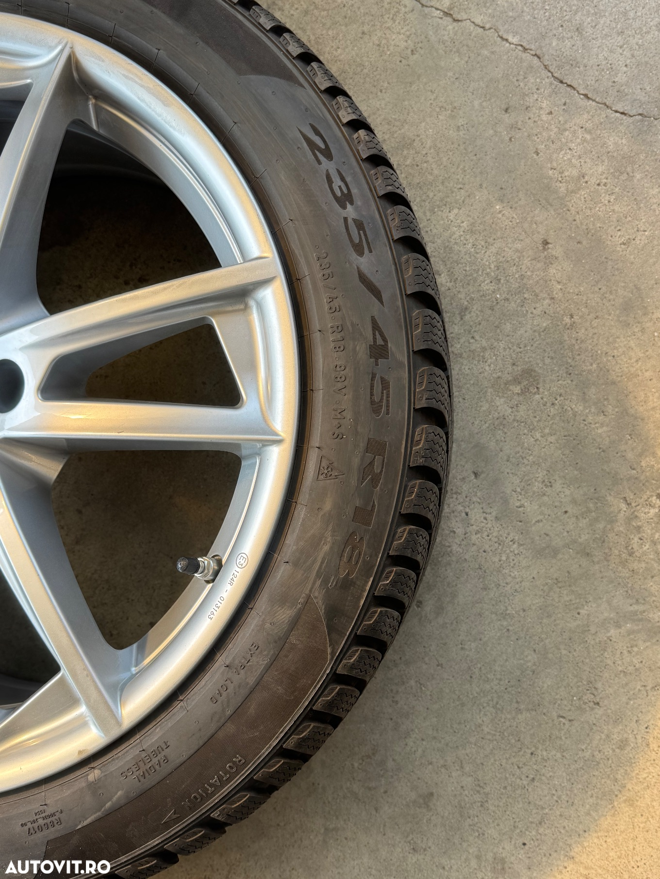 Vând jante originale Tesla 3 pe 18” cu anvelope de iarnă ca noi - 7