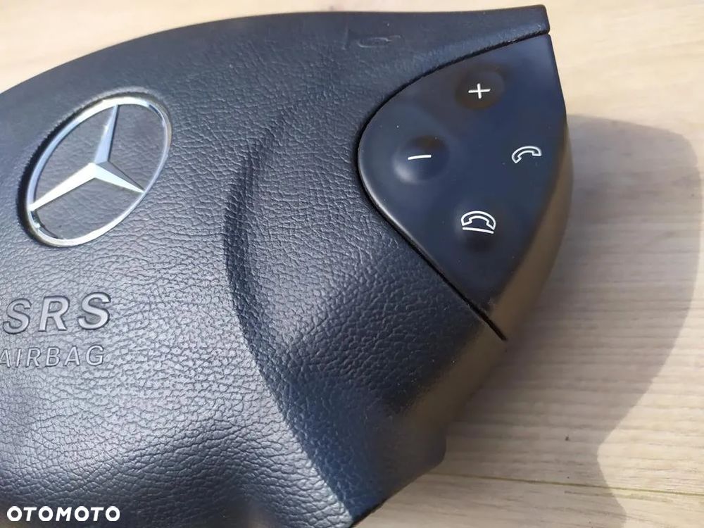 MERCEDES W211 AIRBAG KIEROWNICY PODUSZKA KIEROWCY CZARNA - 4