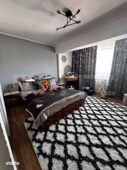 Apartament cu 4 camere, 79 mp, mobilat si utilat, zona Blocuri — fotografia 3