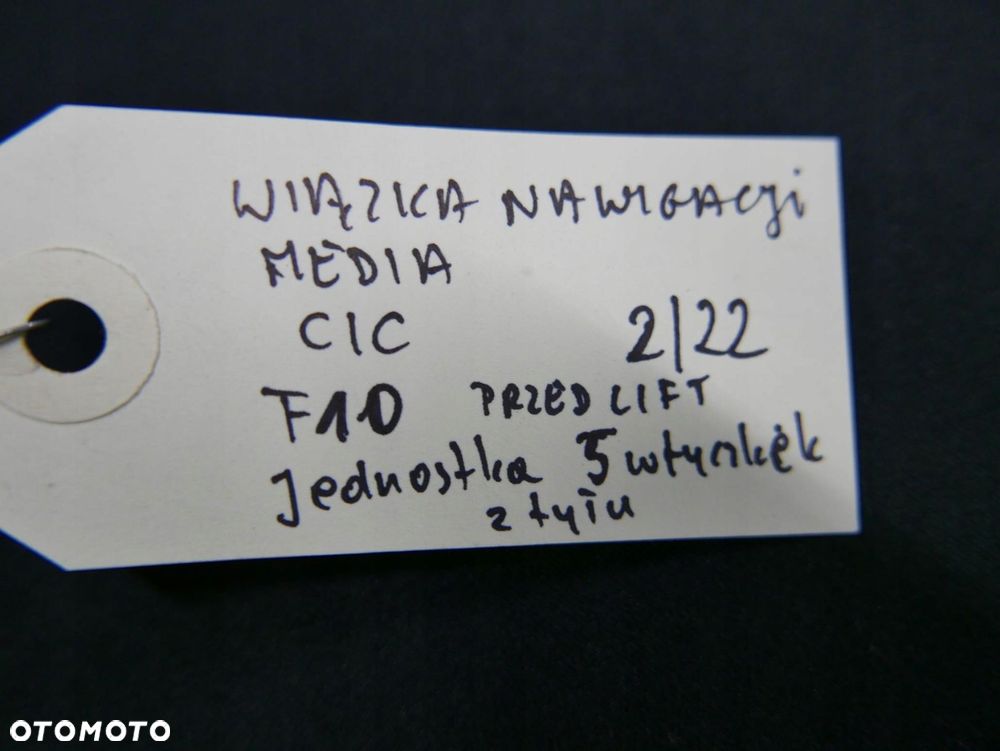 bmw f10 wiązka instalacja nawigacji cic - 10