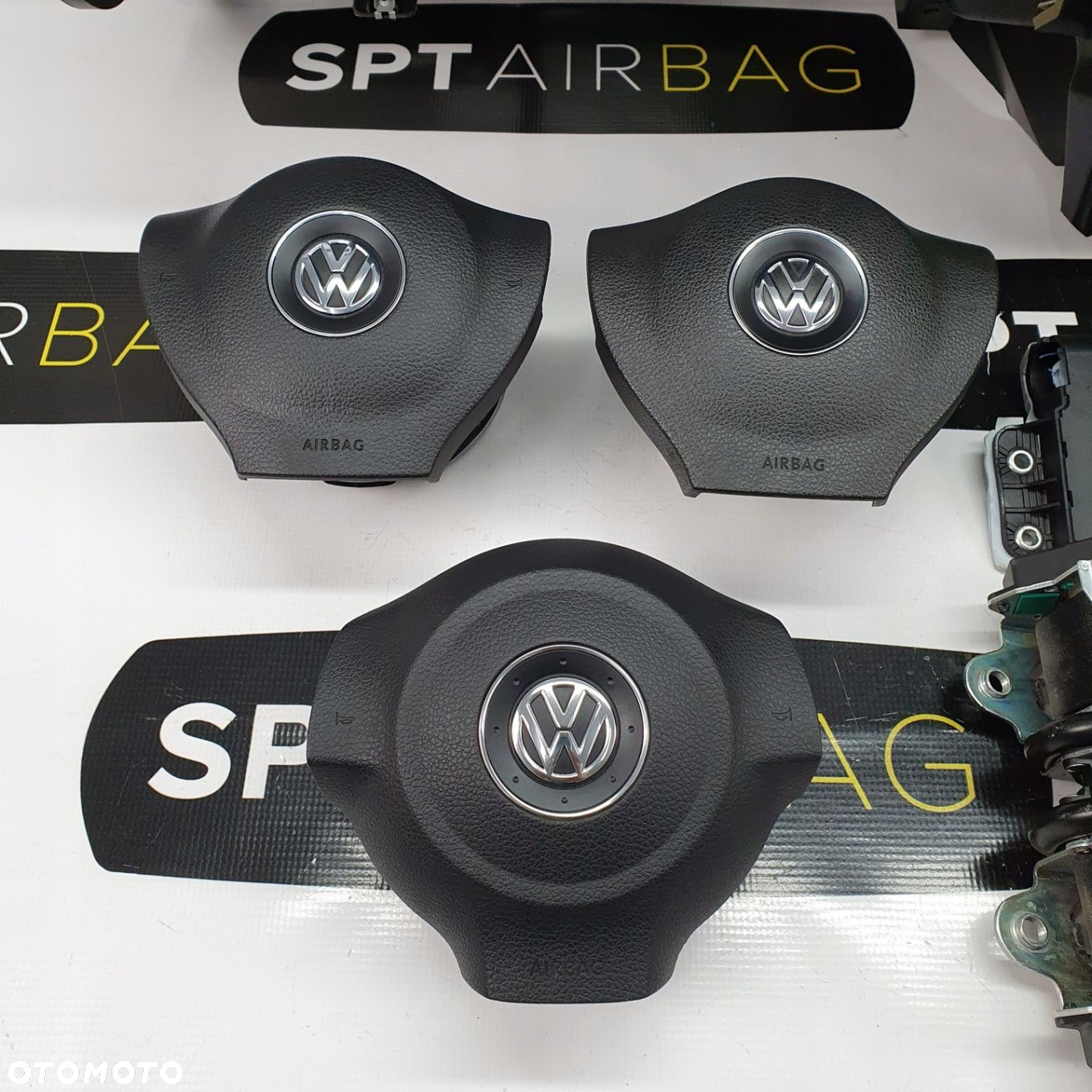 VW GOLF VI 6 DESKA ROZDZIELCZA KONSOLA KOKPIT PULPIT PODUSZKI AIRBAG AIR BAG PASY KIT SET - 7