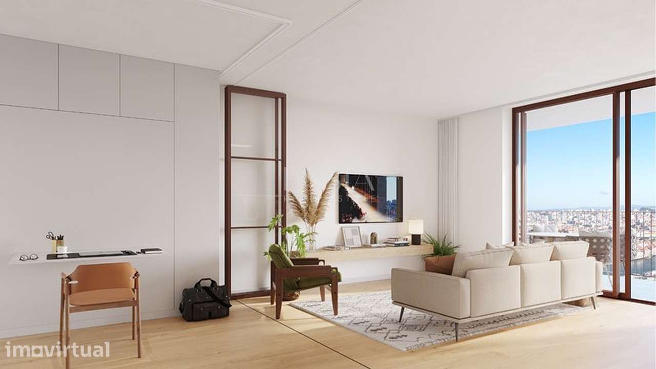 Apartamento T2 com Varanda no Douro Design District, em Gaia - Grande imagem: 3/15
