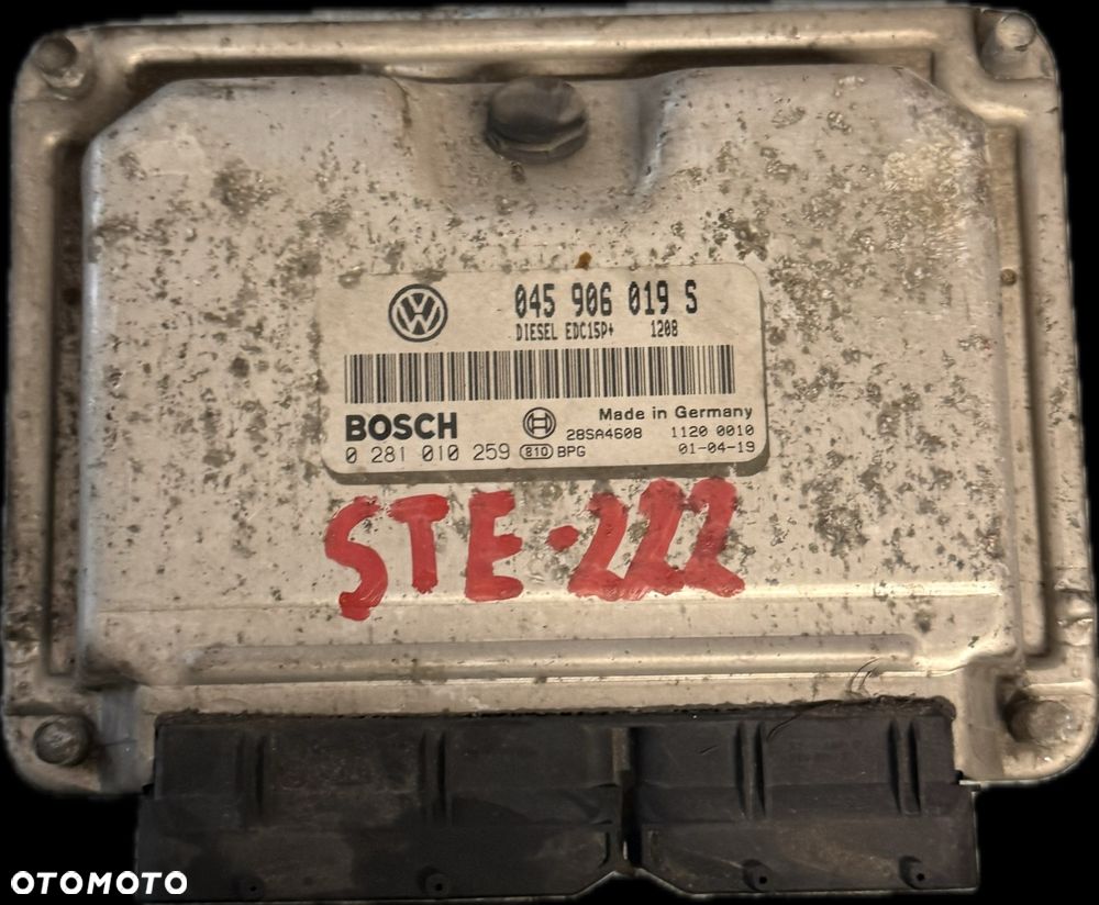 Sterownik Silnika ECU Komputer Vw Volkswagen Skoda Seat 045 906 019 S - 1