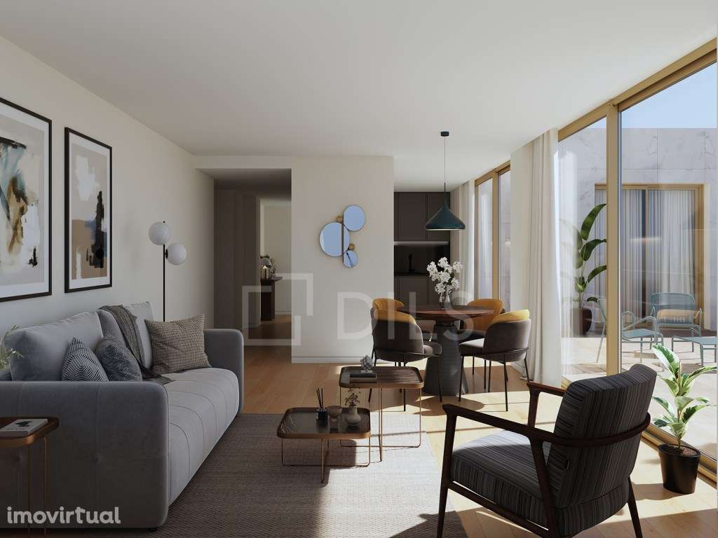 Apartamento T2 com área exterior e lugar de garagem, junto à praia ... - Grande imagem: 2/27