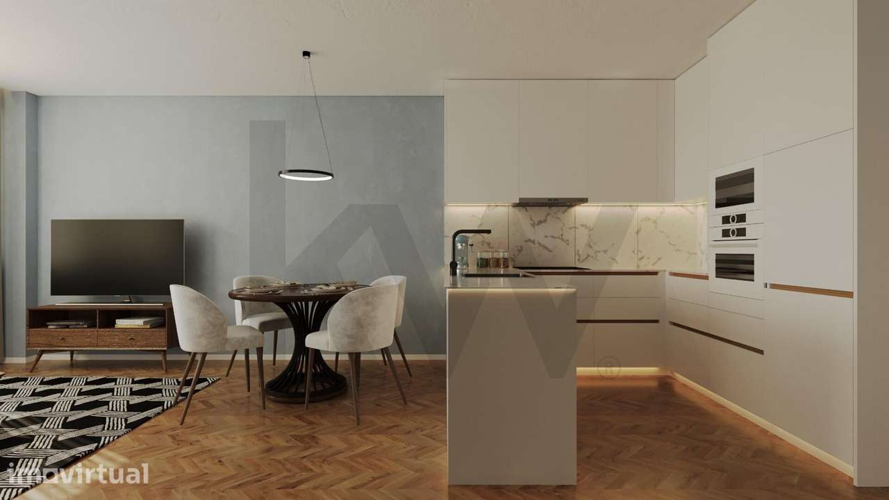 Apartamento T1 com 44,6 m2 em empreendimento novo na Rua de Santa Cata - Grande imagem: 5/12