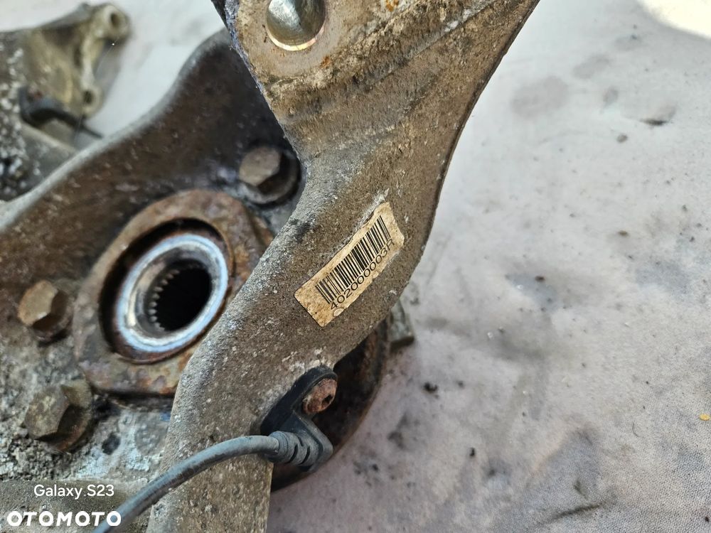 Zwrotnica piasta prawy lewy przód Renault LAGUNA III 2.0 DCI 402000003R 402006387R - 4