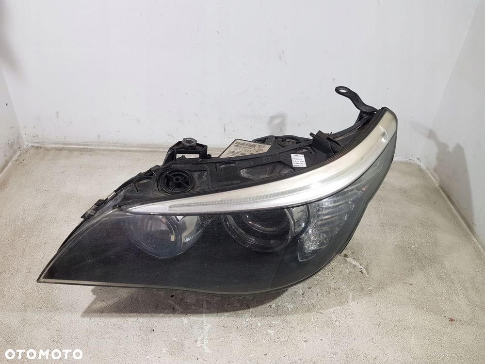 lampa lewa lewy przód 7044671 bmw e60 e61 lci eur bi xenon skrętna - 2