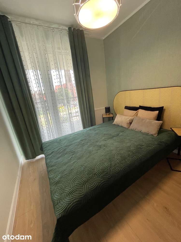 Zielony szyk w dwupokojowym mieszkaniu w  Centrum Katowic