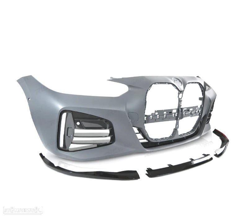 PARA-CHOQUES FRONTAL BMW G22 G23 20- LOOK M PERFORMANCE 440i PDC PARK ASSIST + SPOILER LIP - 2