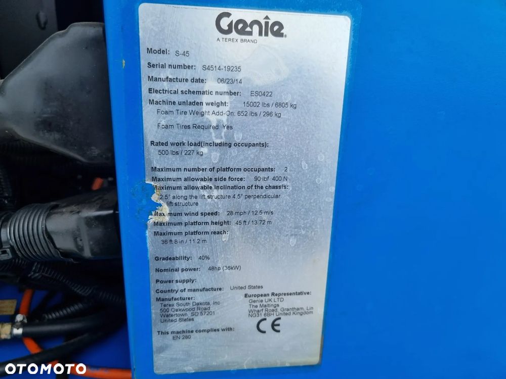 Genie S-45 R269 - 12