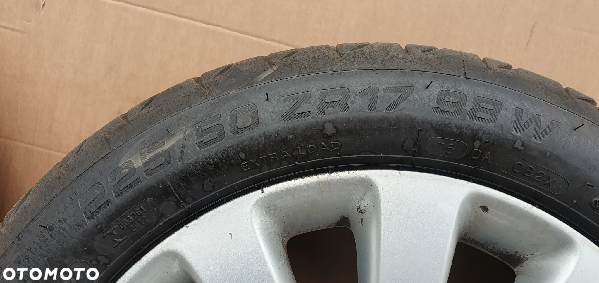 Alufelgi z oponami alusy 5X115 6J ET44 R17 Opel Zafira C 0P044 K3 0P044 K3 - 17