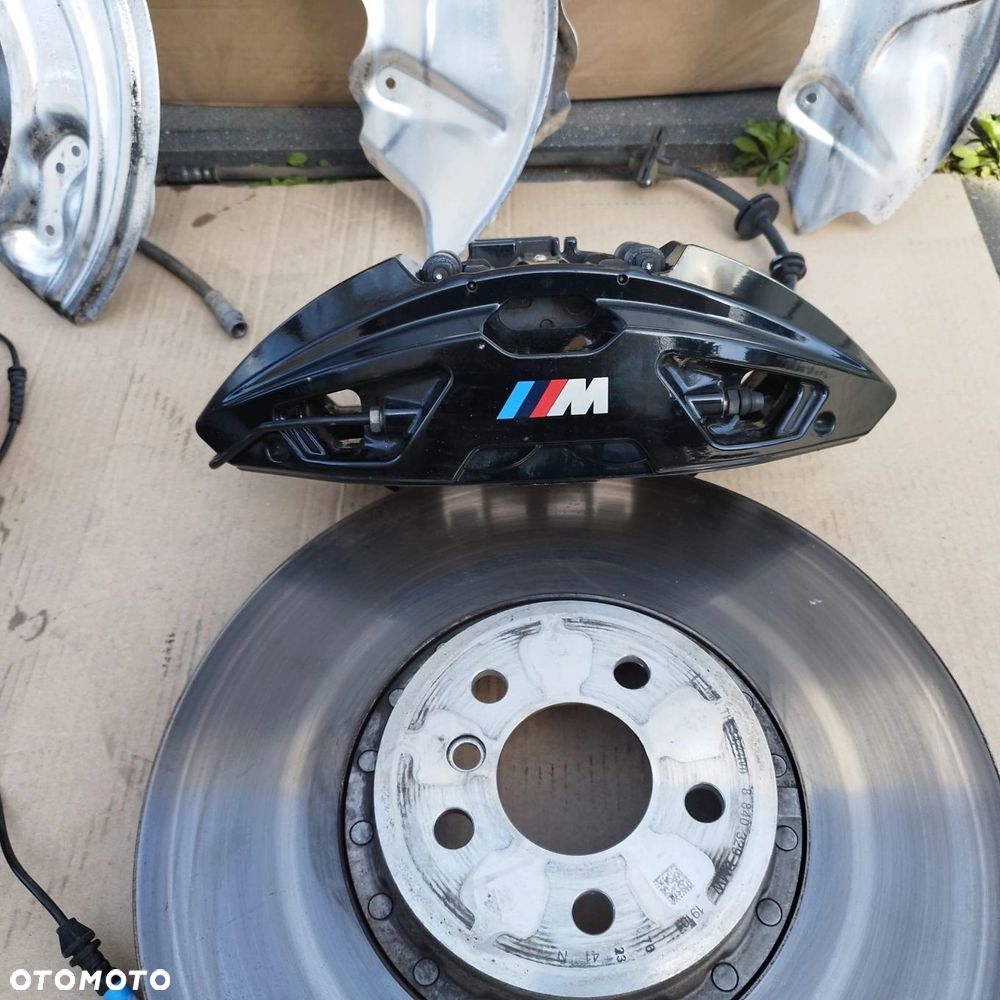TARCZE KLOCKI ZACISKI OSŁONY KOMPLET M-PAKIET BMW 7 G70 i7 G70 395X36 - 3