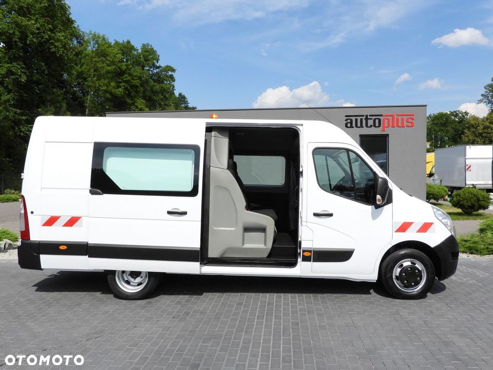 Renault MASTER FURGON BRYGADÓWKA 7 MIEJSC TEMPOMAT BLIŹNIACZE KOŁA KLIMATYZACJA  145KM - 9