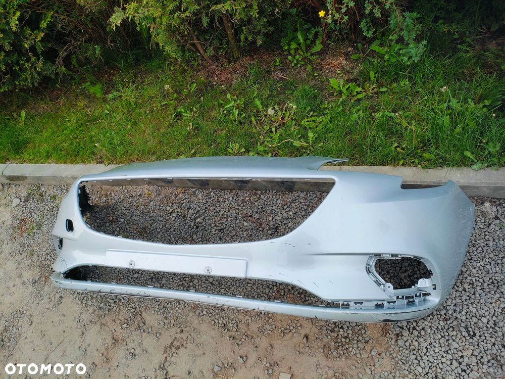 OPEL CORSA E 14- ZDERZAK PRZÓD PRZEDNI SREBRNY - 3