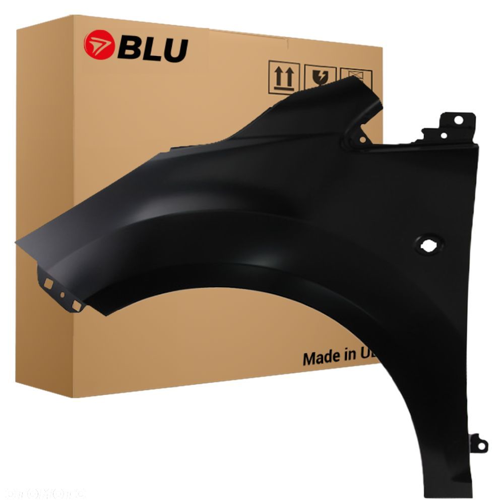 BLU Błotnik FORD KA II 2 JAYC lewy czarny 2008-2015 przód Panther Black - 1