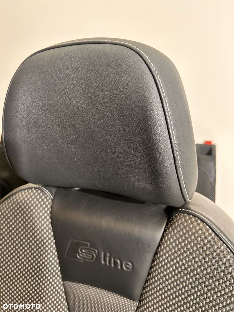 KOMPLET FOTELI PRZÓD TYŁ S-LINE KUBEŁKI KANAPA HB 5D Audi A3 8V 0V4 - 3