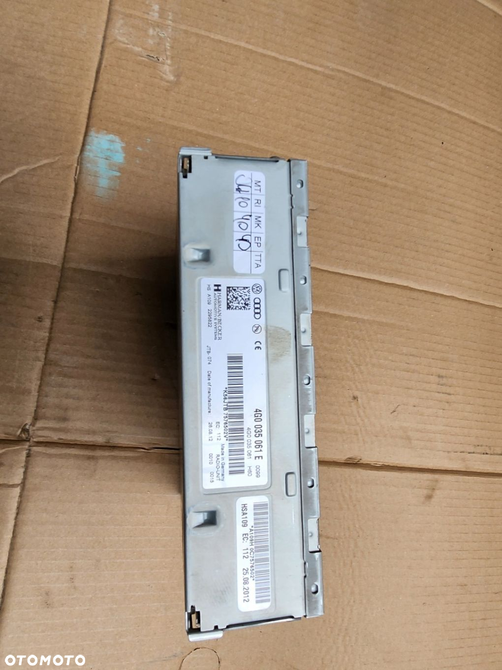TUNER RADIOWY RADIA AUDI A6 A7 Q5 A4 A5 4G0035061E - 3