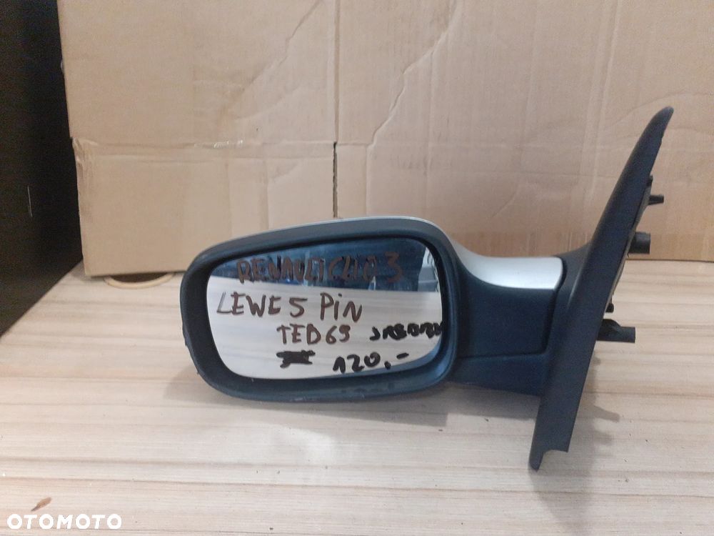# LUSTERKO LEWE  RENAULT CLIO 3 5PIN TED69 - 2