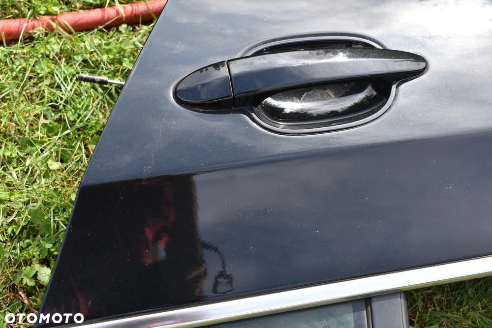 BMW E60 E61 KOMBI DRZWI LEWE TYLNE TYŁ BLACK SAPPHIRE METALLIC W KOLOR - 7