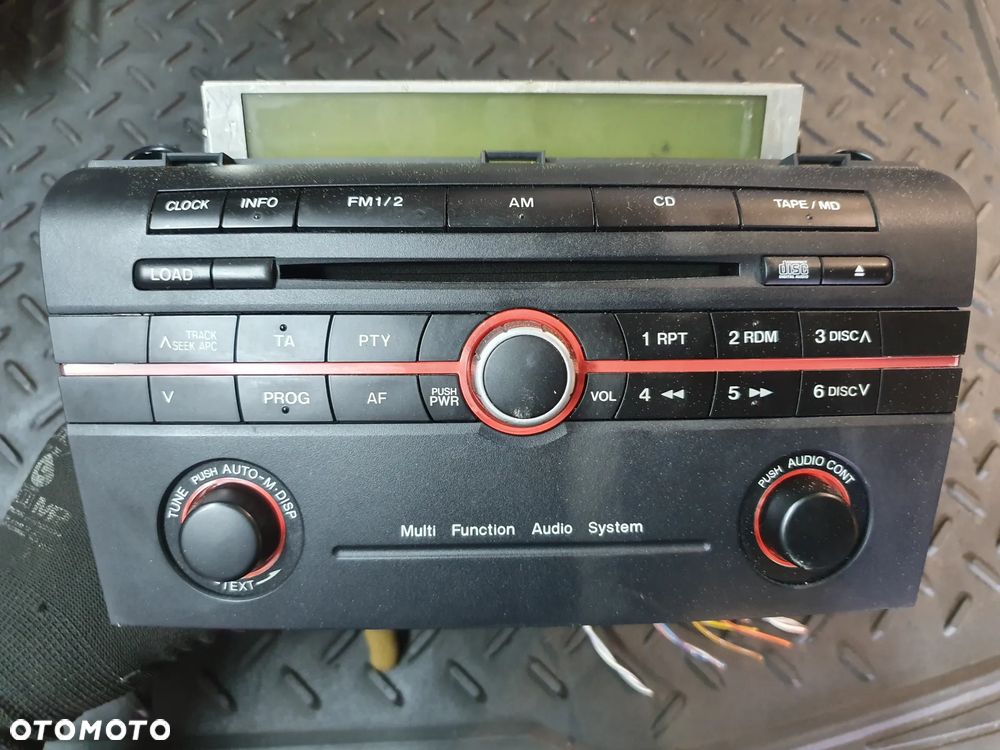 MAZDA 3 I BK 03-06 RADIO CD BP4M66950A RADIO SAMOCHODOWE - 1