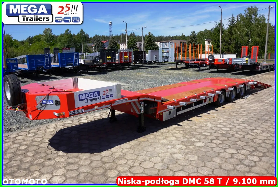 Mega Niskopodwozie 3 osie, 58 T DMC, dł. 910 cm, oś skrętna !!! - 21