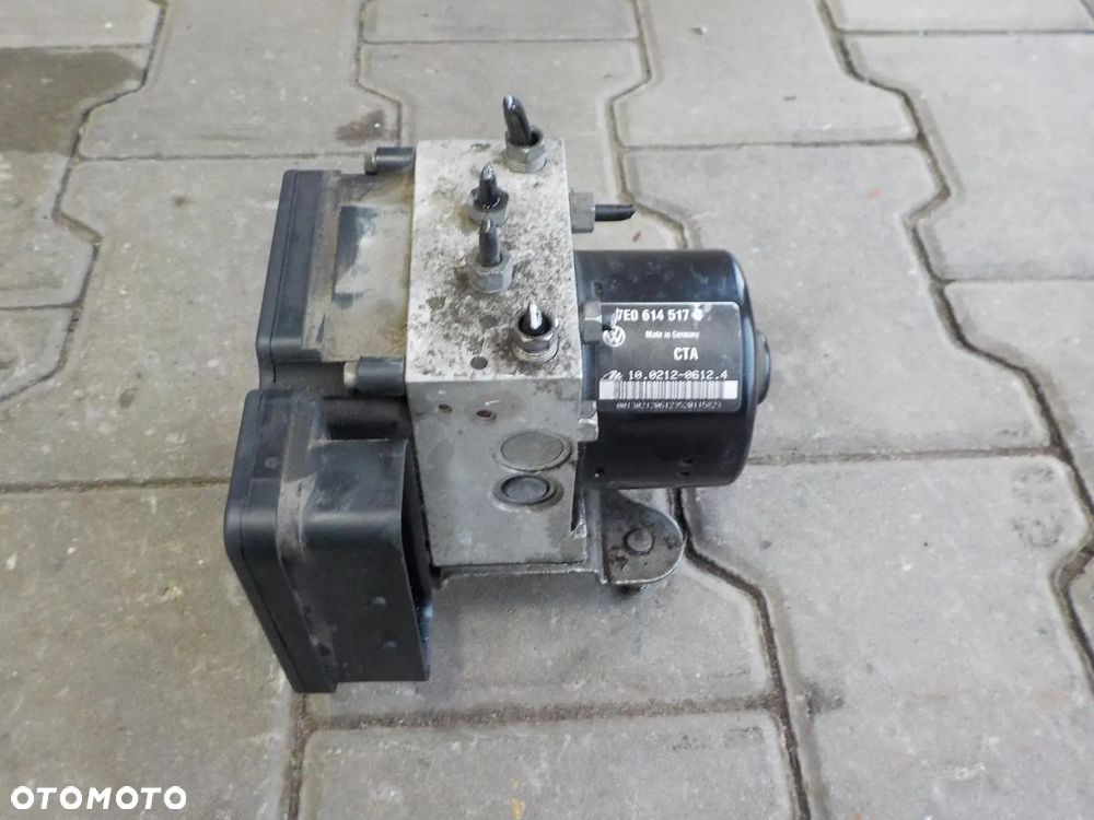 VW T5 LIFT POMPA MODUŁ ABS 7E0907379G 7E0614517C - 1