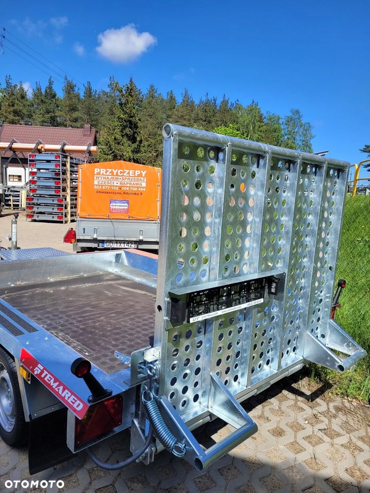TEMARED Przyczepa koparkowa BUILDER 2615/2 C dmc 2700kg koła R14C pod koparkę MOCNA - 4