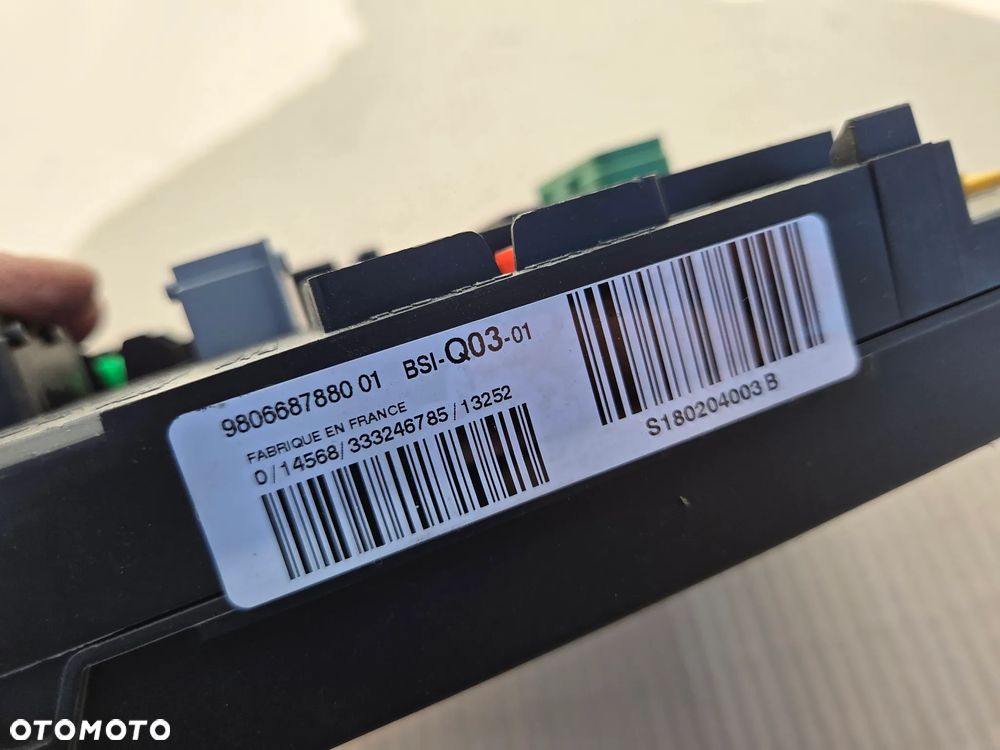 Moduł sterownik BSI Peugeot 308 T9 1.6 THP  9806687880 - 3