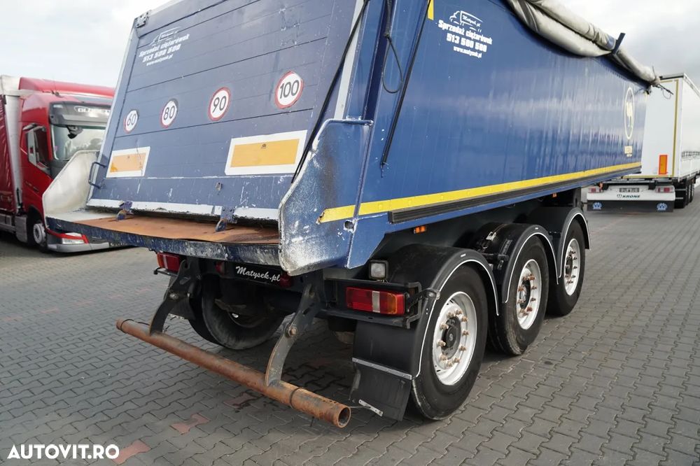 Wielton BASCULATOR / 24 M3 / ALUMINIU / AXĂ RIDICATĂ / AXE SAF / CONTRACT DE SERVICE POST-SERVICE - 13