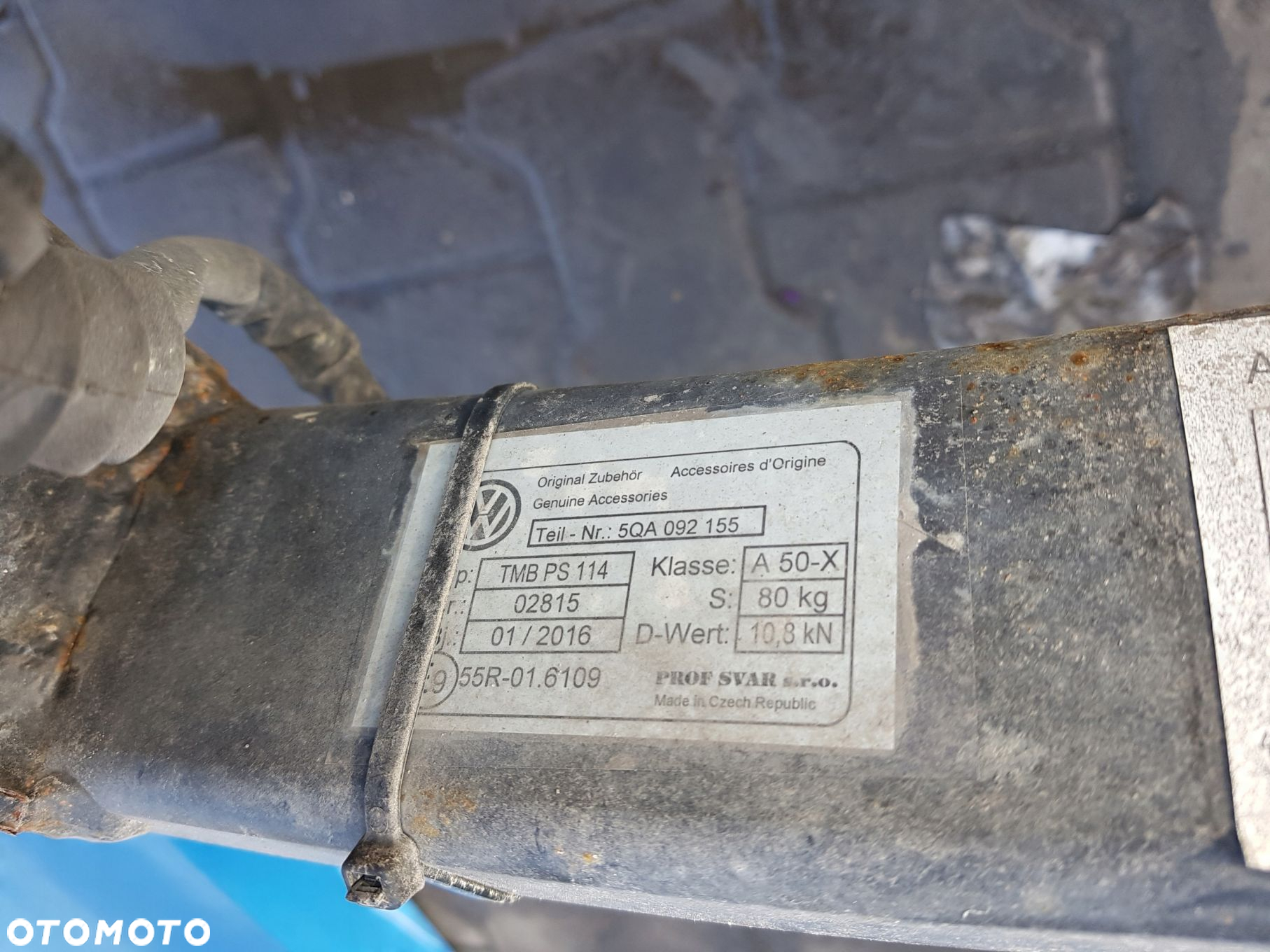 VW TOURAN 3 III 5T 15-22r HAK HOLOWNICZY - 5