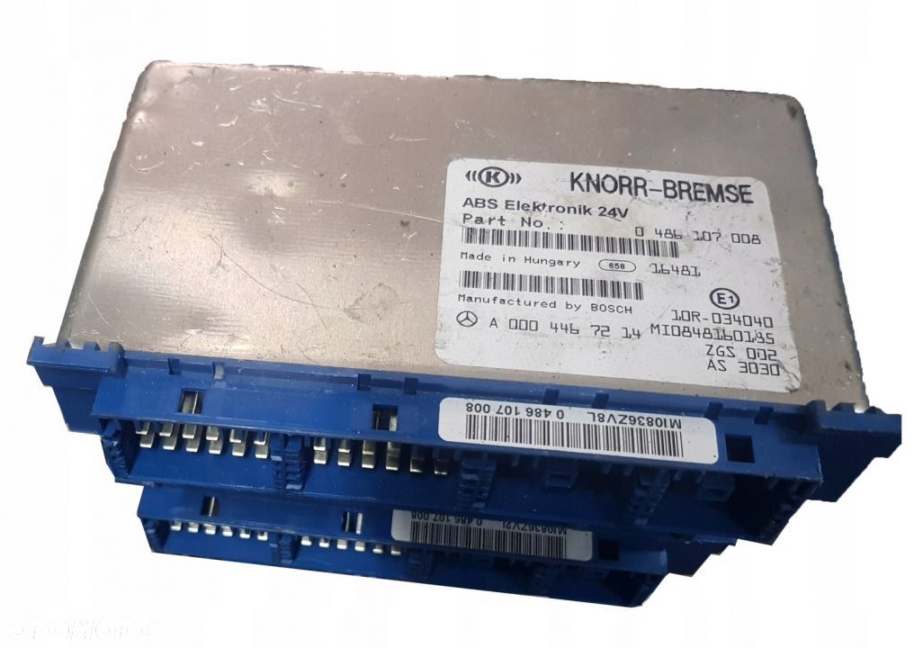 KOMPUTER STEROWNIK MODUŁ ABS MERCEDES ACTROS MP4 A0004467214 - 1