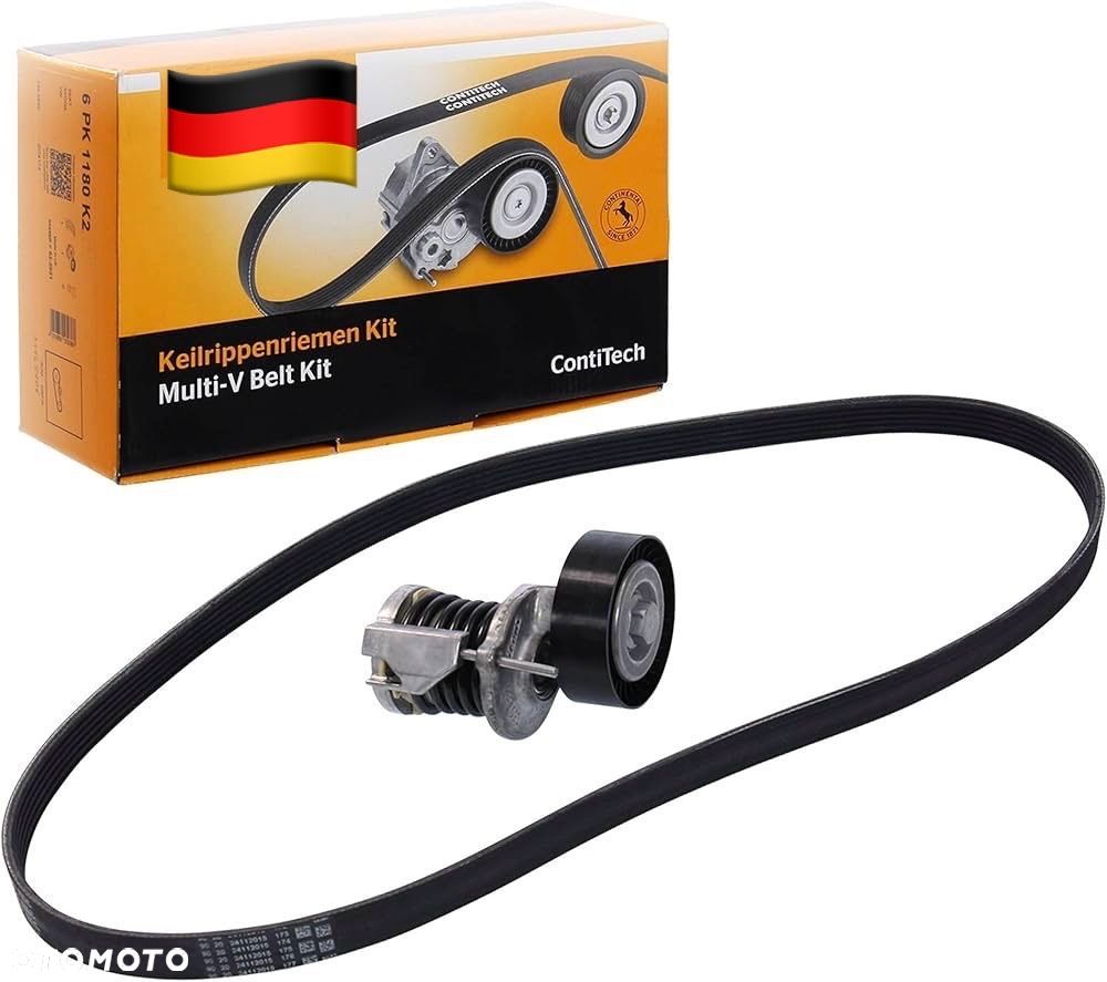 Zestaw pasek klinowy 6PK1070 + Napinacz! 1.6 - 2.0 Tdi Vw Audi Skoda - 1