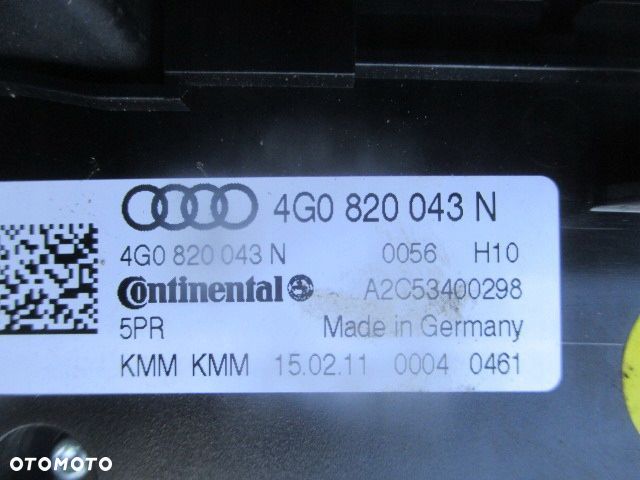 AUDI A7 A6 C7 PANEL NAWIEWU STEROWANIA 4G0820043N - 5