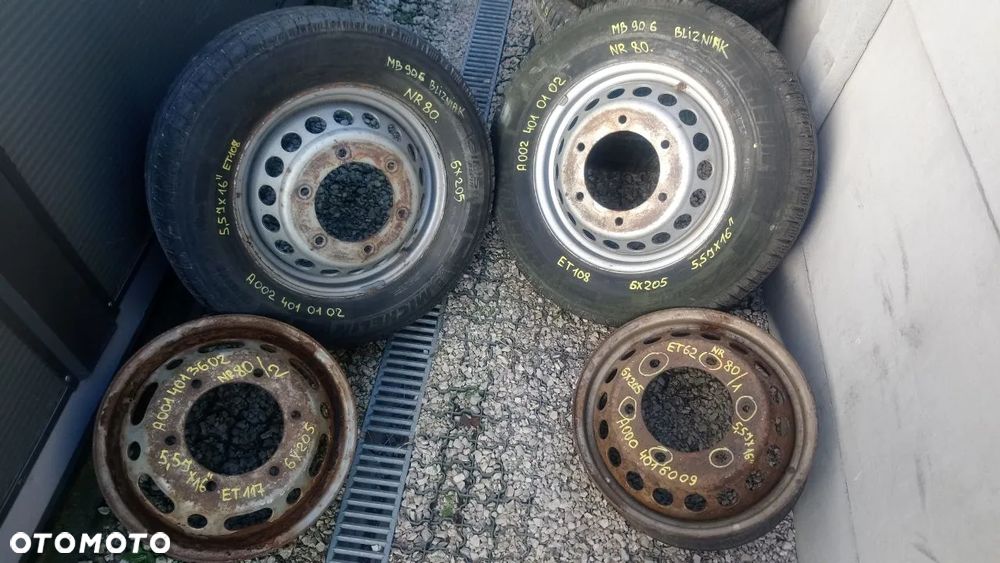 16 CALI  KOŁO / FELGA / OPONA RÓŻNE MARKI STALOWE / ALUMINIOWE / ZIMOWE / LETNIE / WIELOSEZONOWE - 16