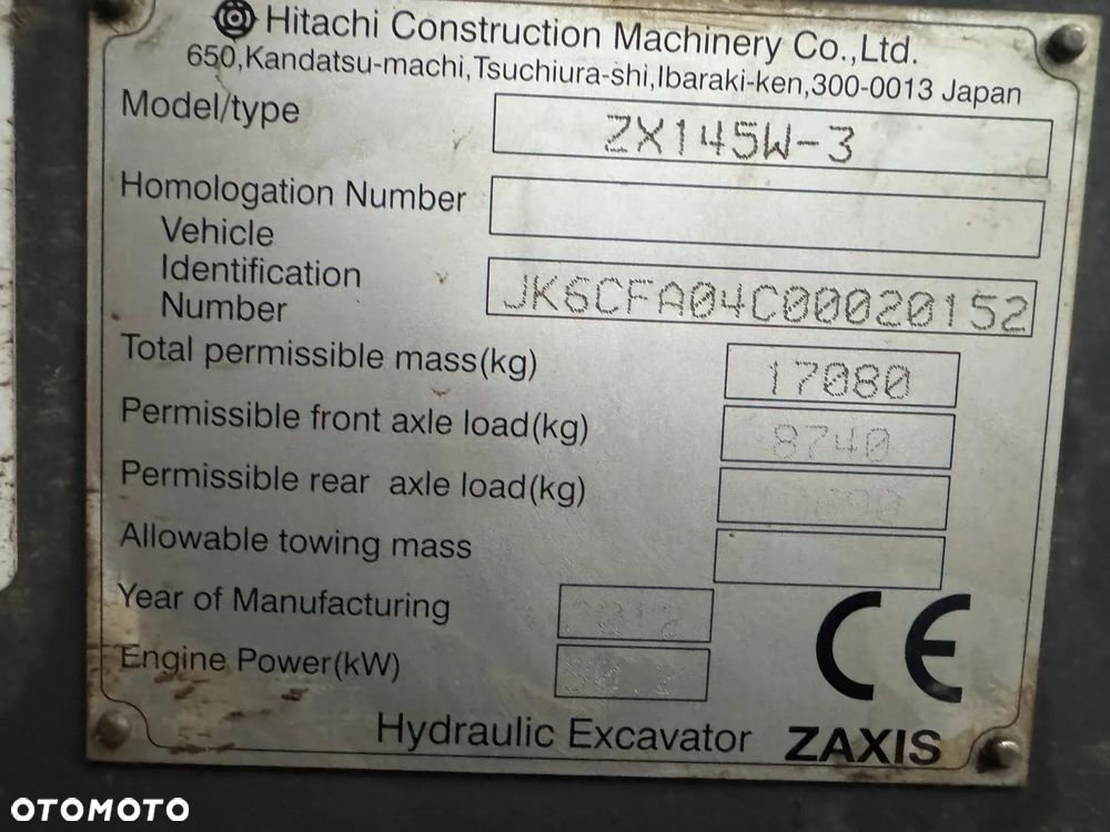 Hitachi ZX145-3 - 11
