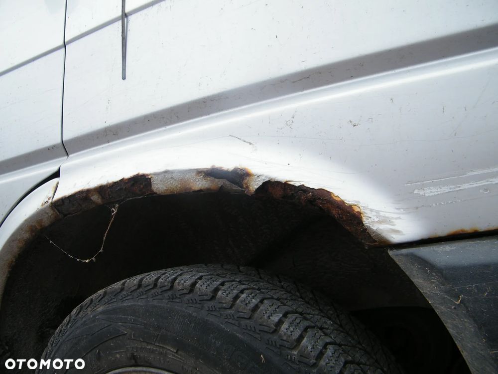 Kompletny przód Volkswagen Transporter - Caravelle T4 lakier LL7D srebrny pas przedni maska zderzak lampa kierunek wzmocnienie czołowe chłodnica atrapa grill błotnik prawy lewy KOMPLET DO ZAŁOŻENIA - 5