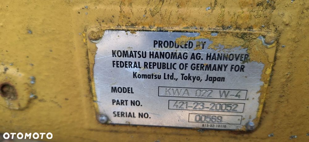 Obudowa z zawiesiem tył do ładowarki Komatsu WA470-3 - 2