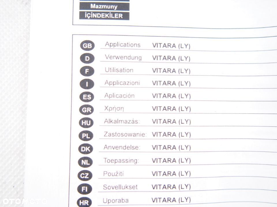 Suzuki Vitara 15r Listwa Klapy tyl tylna 2015 - 3