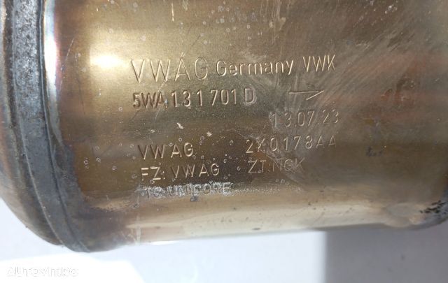 Catalizator dpf filtru particule 5WA131701D 1.0TSI Audi A3 4 (8Y) [20 - 2