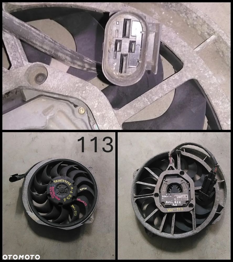 VW-001-399 WENTYLATOR CHŁODNICY VW AUDI SEAT SKODA - 20