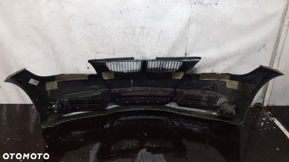 ^ ZDERZAK PRZÓD PRZEDNI DO BMW E90 E91 SERIA 3 ARCTIC METALLIC HALOGENY USZKODZONY !! - 5