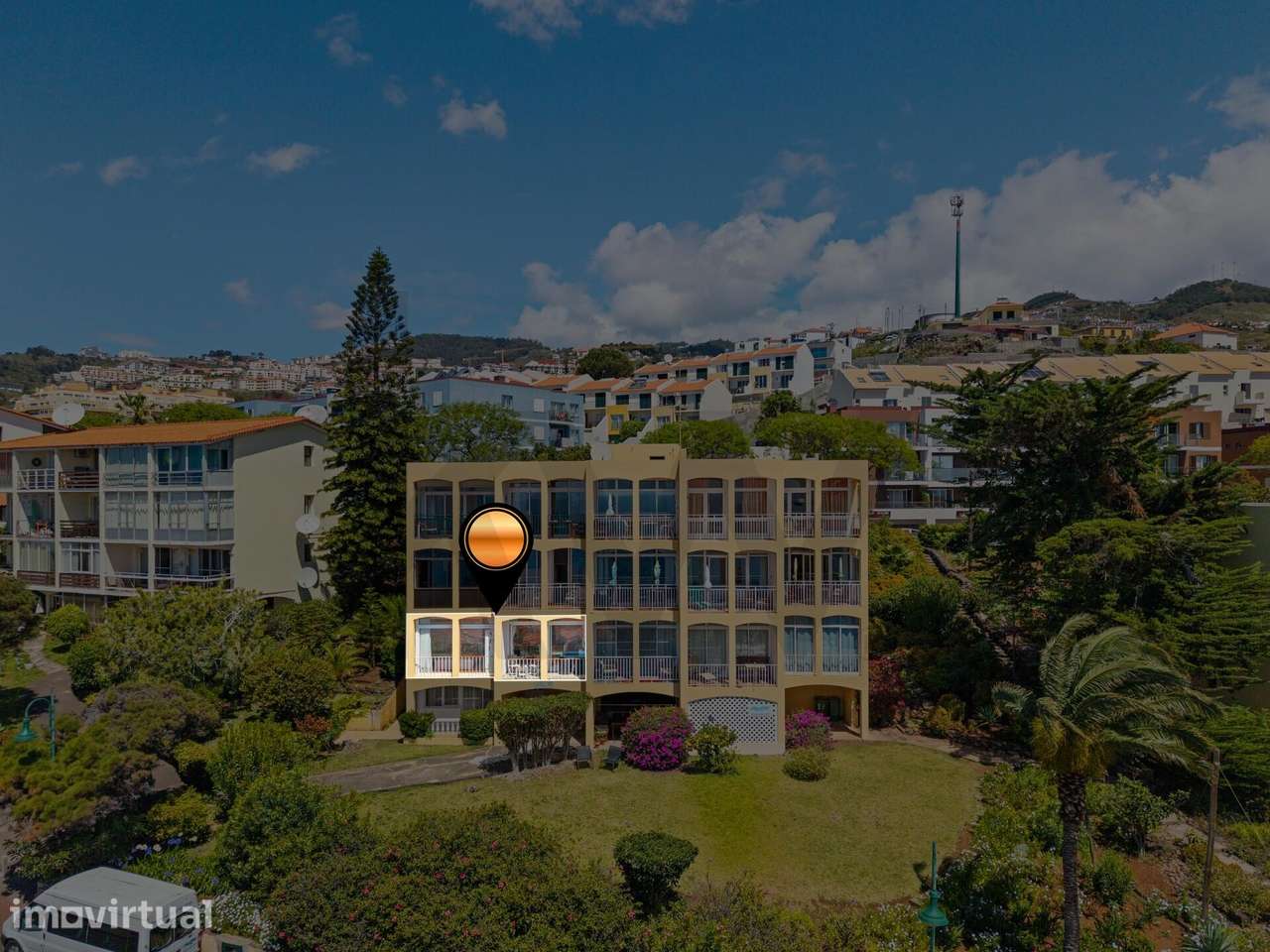 Apartamento T1+1 vista mar nos Reis Magos – Caniço | 395.000€ - Grande imagem: 3/45