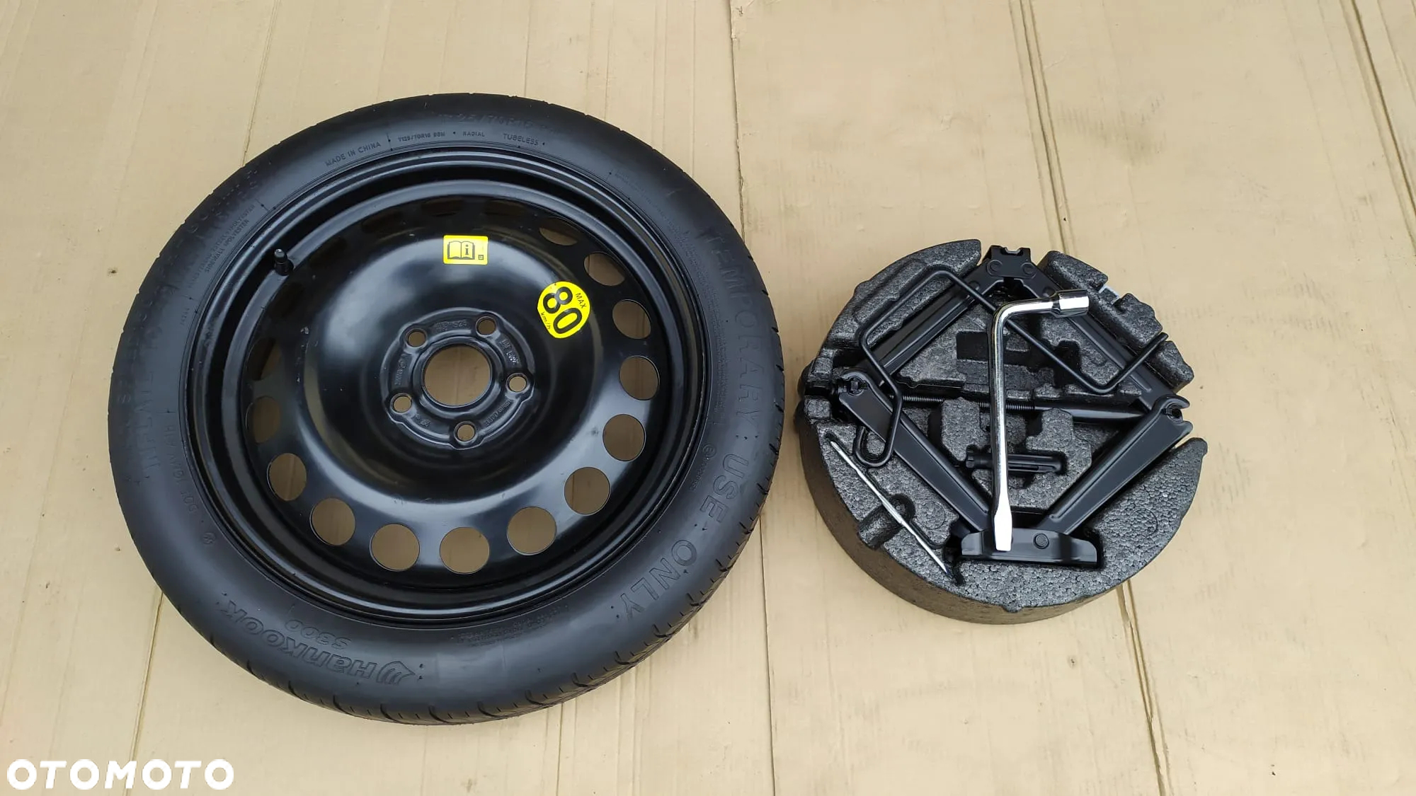 KOŁO DOJAZDOWE  dojazdówka R16 OPEL MOKKA + ZESTAW - 9