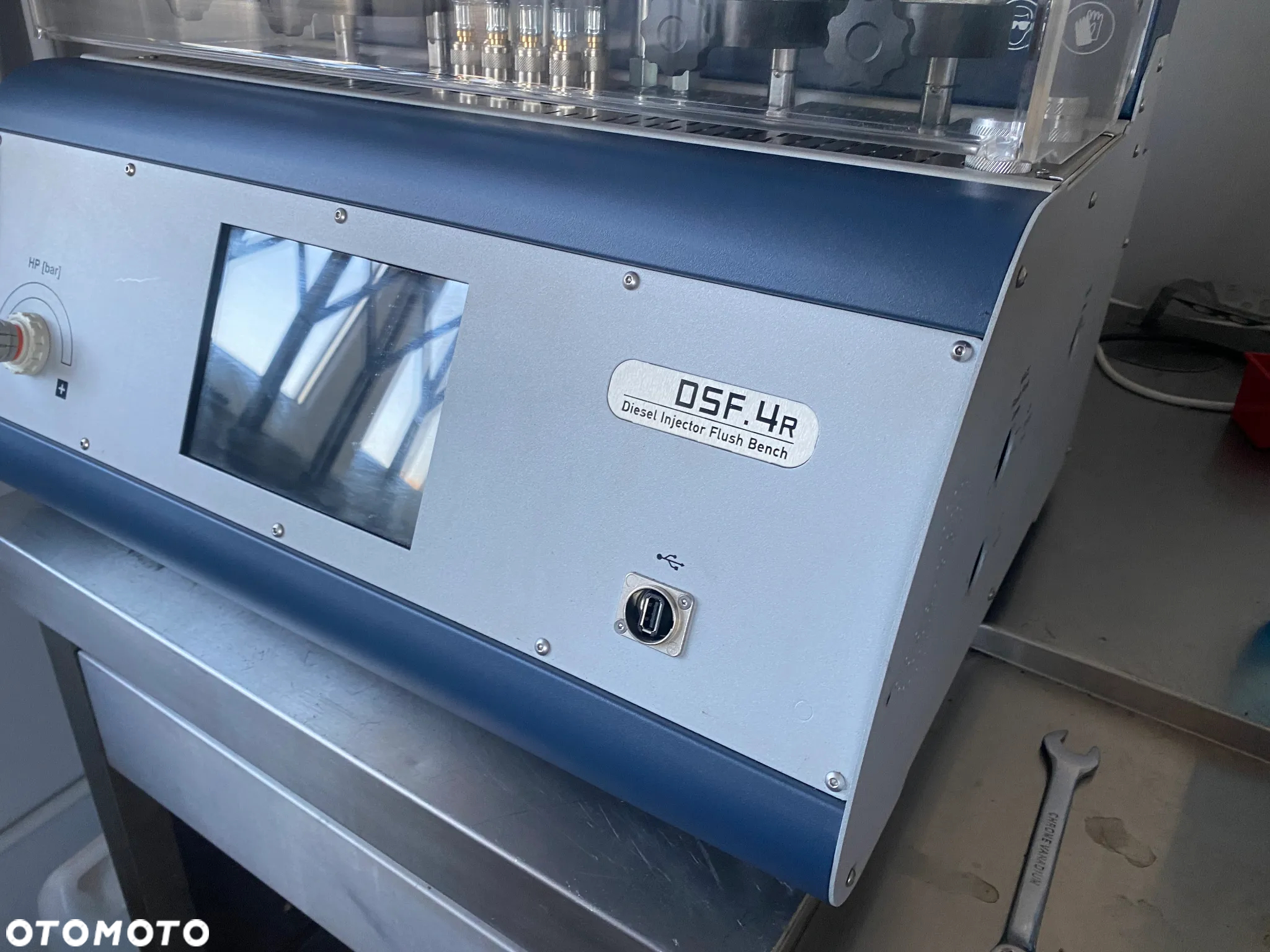 DSF.4R - urządzenie do czyszczenia wtryskiwaczy common rail z pompą 1100 bar - Manualny Regulator Ciśnienia - 3